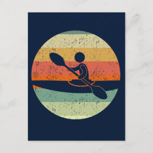 Carte Postale Cool Kayak Sunset