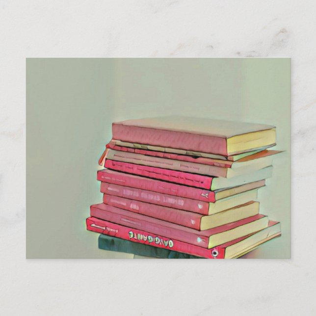 Carte Postale Cool livre cadeau amoureux (Devant)