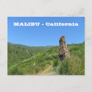 Carte postale cool Malibu !