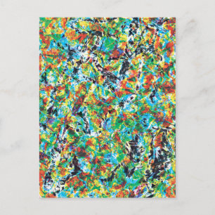 Carte Postale Cool moderne unique fleurs florales design motif