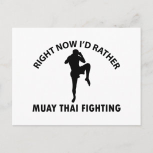 Carte Postale cool Muay thai