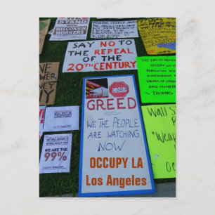 Carte Postale Cool Occupy LA Postcard !