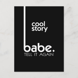 Carte Postale Cool Story Babe