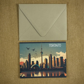 Carte Postale Cool Toronto Canada Skyline