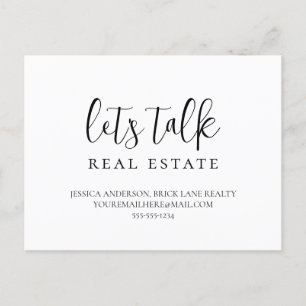 Carte Postale Coordonnées Parlons immobilier