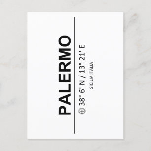 Carte Postale Coordonner Palerme