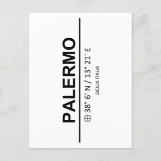 Carte Postale Coordonner Palerme