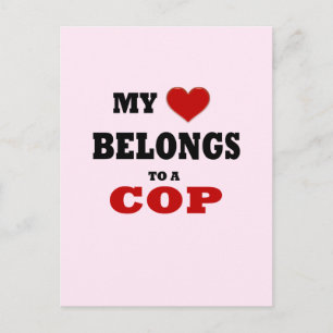 Carte Postale Cop Love