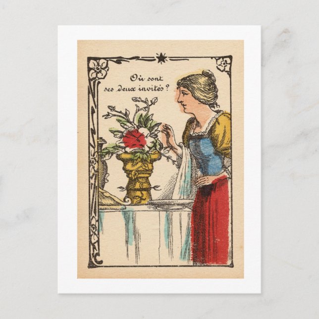 Carte Postale Copa de Rubin II / Vase II de Rubin (Devant)