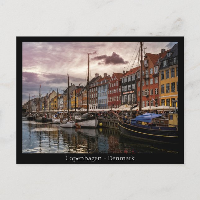 Carte Postale Copenhague, Danemark (Devant)