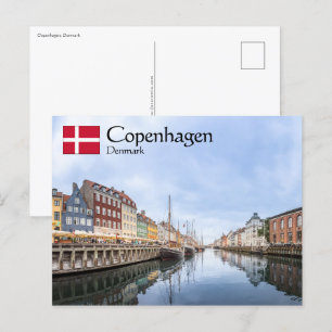 Carte Postale Copenhague Danemark