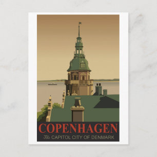 Carte Postale Copenhague, Danemark