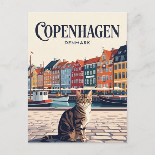 Carte Postale Copenhague Danemark