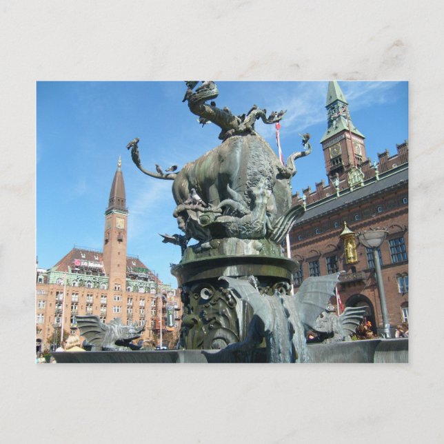 Carte Postale Copenhague, Danemark (Devant)