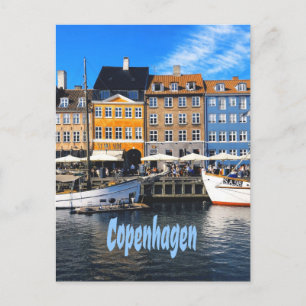 Carte Postale Copenhague Danemark Capital Canal Homes Nyhavn