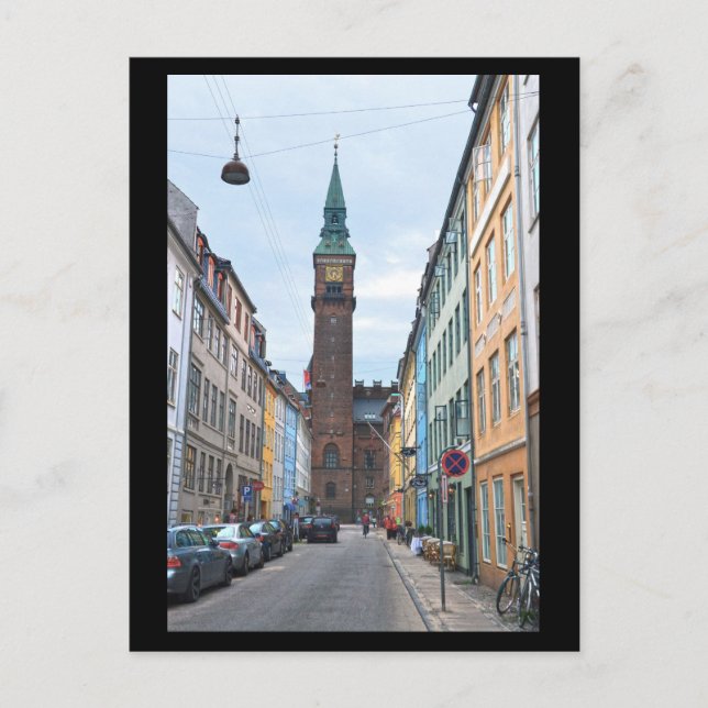 Carte Postale Copenhague, Danemark, Hôtel de Ville (Devant)