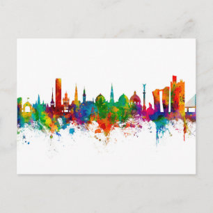 Carte Postale Copenhague Danemark Skyline