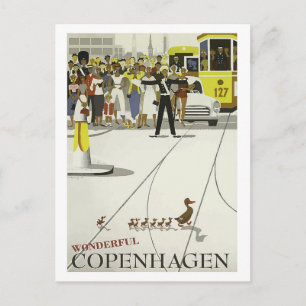 Carte Postale Copenhague merveilleuse, ville de grande culture