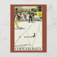 Copenhague vintage Danemark Canards Voyage