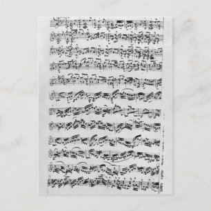 Carte Postale Copie de 'Partita in D Minor for Violin'