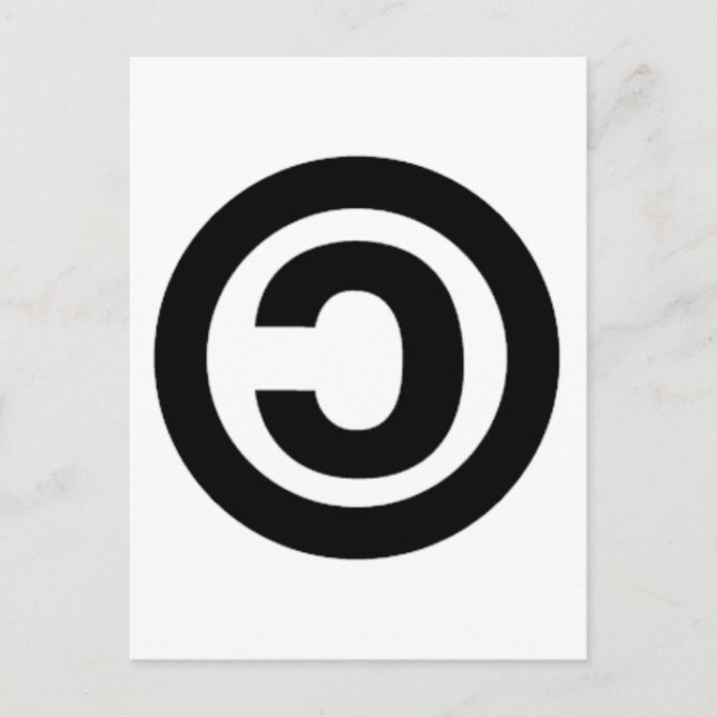 CARTE POSTALE COPYLEFT (Devant)