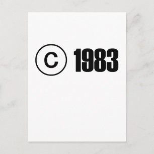 Carte Postale Copyright 1983