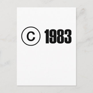 Carte Postale Copyright 1983