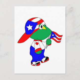 Carte Postale Coqui Porto Rico Pride