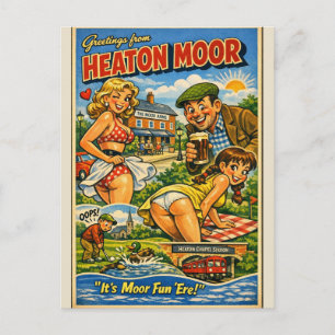 Carte postale coquine de Heaton Moor