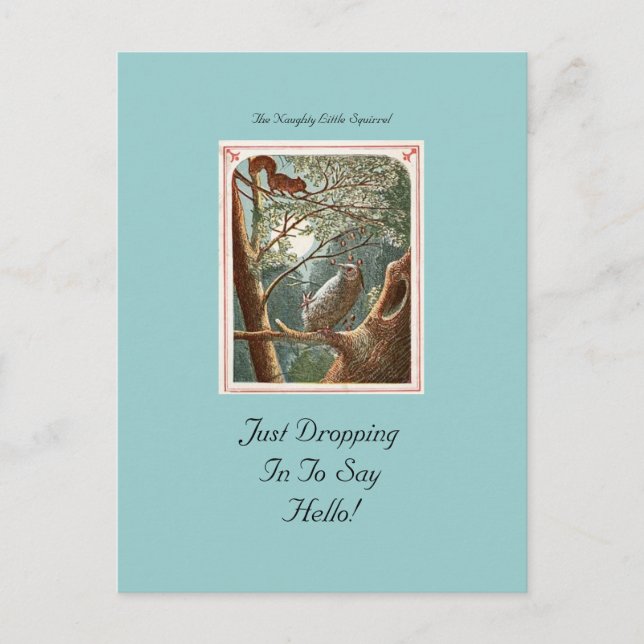 Carte postale Coquine Little Squirrel (Devant)