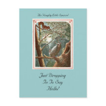 Carte postale Coquine Little Squirrel