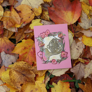 Carte Postale Cor d'harmonie Camp d'été Art Cors d'harmonie Prof