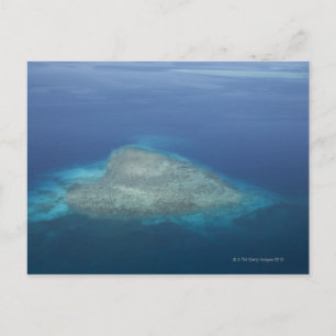 Carte Postale Corail en forme de coeur