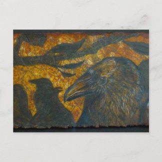 Carte Postale Corbeau