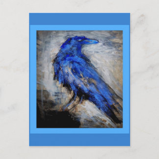 Carte Postale Corbeau bleu de Sharles