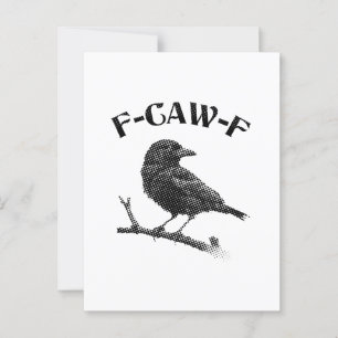 Carte Postale Corbeau F-CAW-F