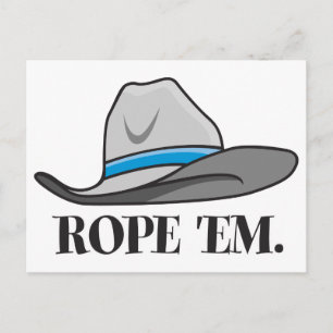 Carte Postale Corde'em cowboy