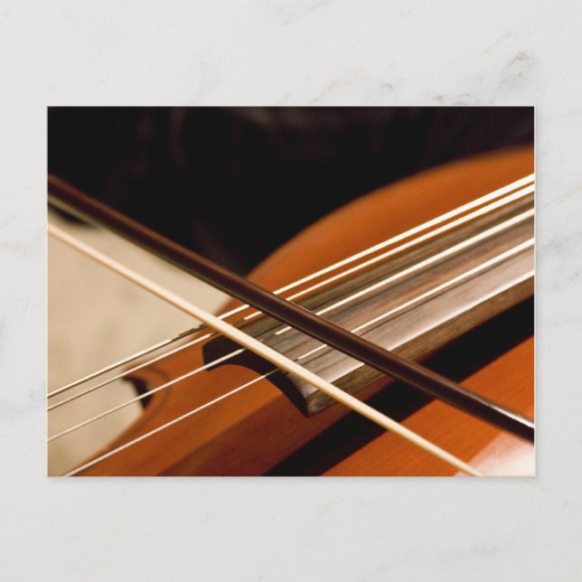 Carte Postale Cordes de cello (Devant)