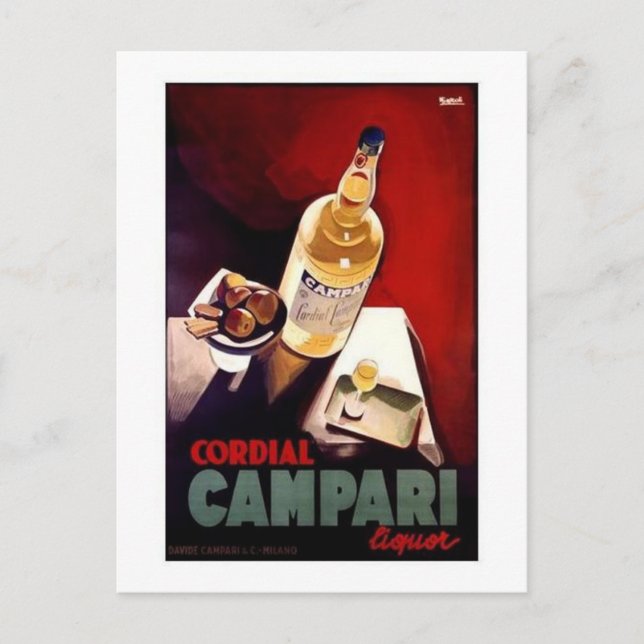 Carte Postale Cordial Campari (Devant)