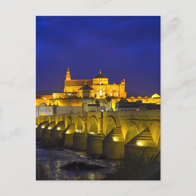 Carte Postale Cordoue la nuit (Devant)