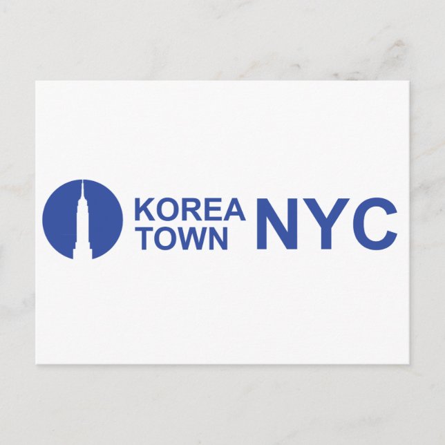 CARTE POSTALE CORÉATOWN NYC (Devant)