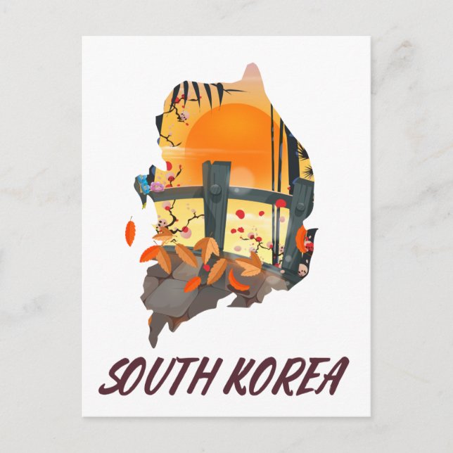 Carte Postale Corée du Sud (Devant)