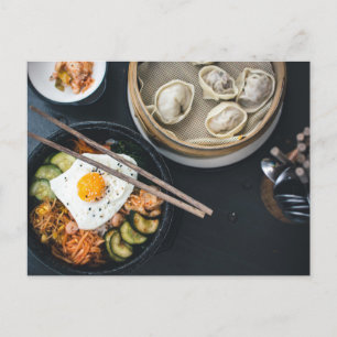 Carte Postale Coréen Bibimbap Yam Yam Food