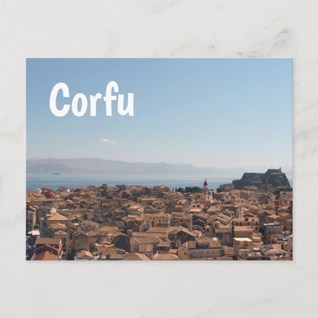 Carte Postale Corfou (Devant)