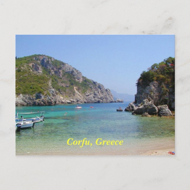 Carte Postale Corfou, Grèce (Devant)