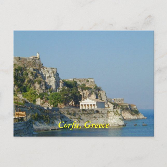 Carte Postale Corfou, Grèce (Devant)