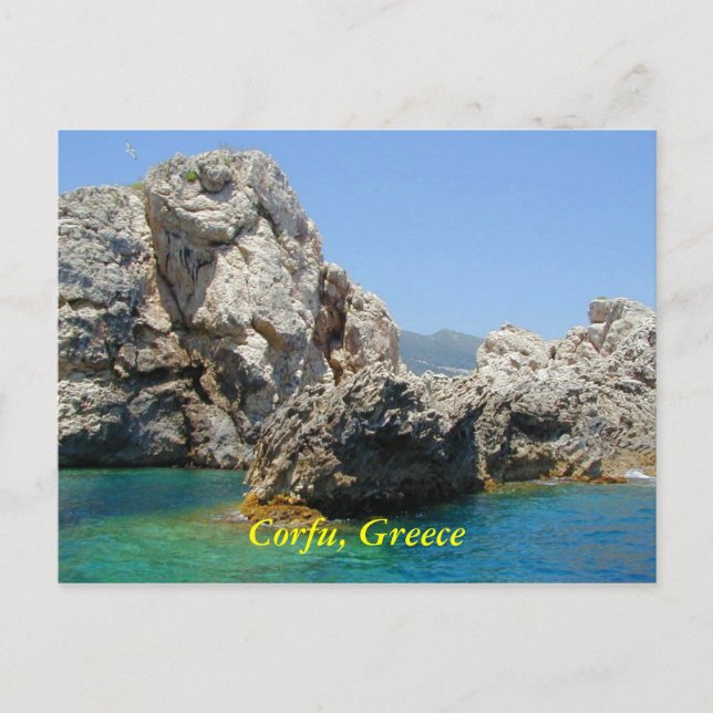 Carte Postale Corfou, Grèce (Devant)