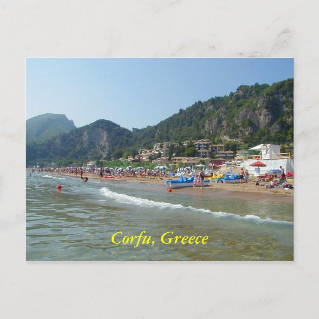 Carte Postale Corfou, Grèce (Devant)