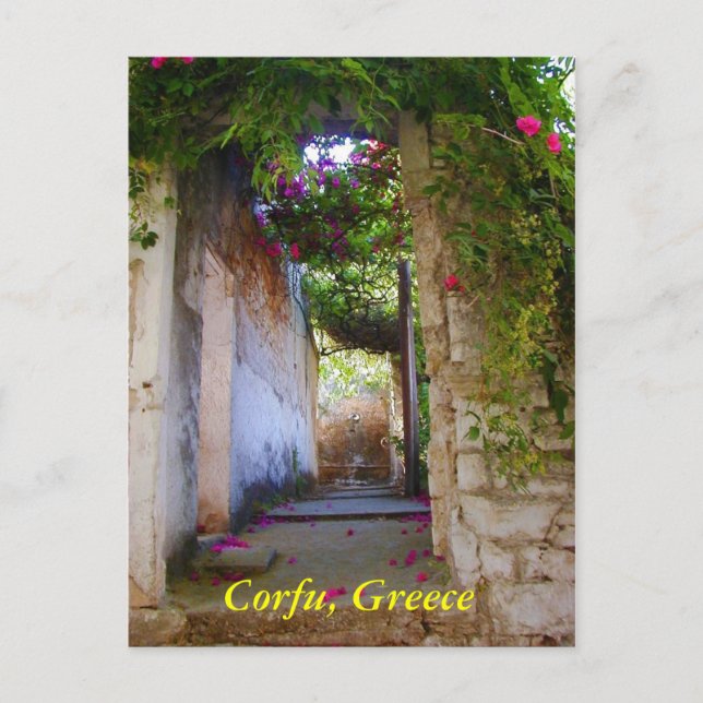 Carte Postale Corfou, Grèce (Devant)
