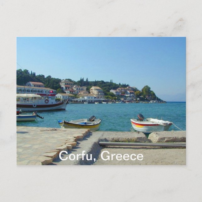 Carte Postale Corfou, Grèce (Devant)